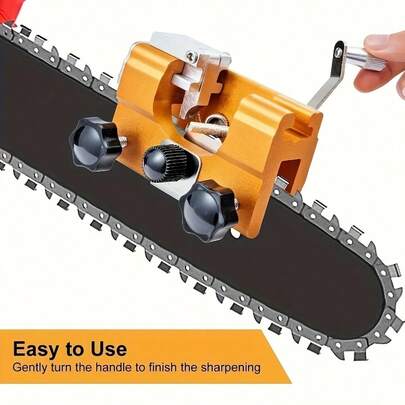 Portable Chainsaw Sharpener,Chainsaw Sharpening Kit, Fast Chain Saw Sharpener Tool, Portable Hand Crank Chain Grinder,Electric Chainsaw File/Sharpener Accessories For All Kinds Of Chain Saws
