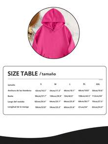 Mujer003-1 Sudadera de mujer  invierno sudadera de manga larga cómoda suave Gorra de capucha rosa con elegante dibujo de mariposa y flores en el espaldas, perfecta para el ocio al aire libre - Rosa Fucsia - Ver 3
