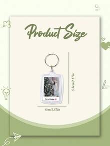 1 Custom Acrylic Keychain, Custom Photo Mini Album Pendant, Keychain With Transparent Pocket Photo Album Pendant, Suitable For Storing Cards, Photos, Picture Cards, Personalized Gifts, Suitable For Both Men And Women, Personalized/Custom Keychains, Bag Charms, Commemorative Souvenirs, Birthday Gifts, Christmas Gifts, New Year Gifts,Valentine's Day Gifts, Gifts For Couples