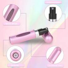 Perfume Refill Bottle Portable Mini Refillable Spray Can, Empty Cosmetic Container Travel 0.17oz + 1 OPP Bag, Mini Refillable Perfume Bottle, Bottom Filled Travel Perfume Spray Bottle, Vintage Perfume Spray Bottle, Glass Perfume Bottle, Portable Fragrance Container, Portable Scent, Fashion Perfume Bottle, Compact Sprayer, High Quality Sprayer, Leakproof Spray Head, Perfume Dispenser, Frequent Traveler, Perfume Lovers - màu đen - Xem 5