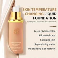 Base de maquillaje 4 en 1: Todo en uno con múltiples funciones, refrescante y nutritiva ABSOLUE Rejuvenating Essence Con cobertura media a completa, es ideal para resultados naturales duraderosSPF 50+.Fundación de larga duración y cobertura total de 24 horas, resistente al agua y que cambia de color, Corrector minimizador de poros, sin pastosidad ni grasa, resistente al agua y al sudor, maquillaje esencial para exteriores, crea un acabado mate perfecto sin esfuerzo, apto para todos los tonos de piel, regalo para el Día de la Madre, Día de San Valentín~ - Carne - Ver 8