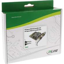 InLine 76623C 介面卡和轉接器 - 配件（PCIe、Moschip MCS9904CV-AA、0.225 Mbit/s、有線、Microsoft Windows 2000/XP 32/64 位元/Server 2003 32/64 位元/Vista 32/64 位元/Server 2003 32/64 位元/Vista 32/6408 位元... - 白色 - 查看 1