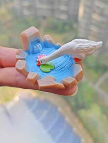 1 Bộ tượng động vật bằng nhựa - Trang trí ao mini 3D hiện đại với vịt, ếch và rùa - Trang trí sân vườn đặt trên mặt đất cho nhà cửa và ngày Valentine - Không cần nguồn điện hoặc pin. - Nhiều màu - Xem 13