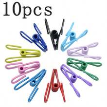 Chip Clips, Utility PVC-Coated Steel Clip For Food Package, Chips Bag, Clothes, Parper, Pack Of 10, 2 Inch - Multicolor - View 9