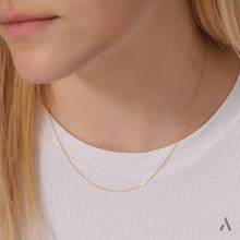 Allure Women 9 Ct Yellow Gold Chain Necklace - 45cm - View 2