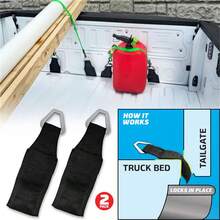 1Pc Bed Anchor Heavy-Duty Truck Bed Tie Down Straps With Ratchet System,Easy Install Black Strap With Metal Buckles & Lock For Pickup Trucks,Trailers,Truck Bed Cushion Accessories - -Theft Durable Truck & Trailer Cargo Strap,Tie Down Strap,Ratchet Strap,Truck Bed Accessories,Trailer Accessories,Truck Bed Anchor, Truck Bed Tie Down,Trailer Straps,Cargo Straps Heavy Duty,Truck Bed Straps, Heavy Duty Cargo Net,Car Tie Downs,Load Straps For Truck,Tailgate Tie Down,Trailer Tie Downs,Truck Tie Down Anchors - Black - View 6