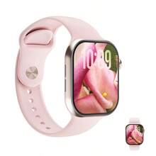 PANDA NEW 1.85 Inch HD Full Touch Screen Smart Watch For Men Women, IP68 Waterproof, Phone Dialing/Receiving, Pedometer, Calorie Counting, Multiple Sports Modes, Message Reminder & Incoming Call Reminder, Multi-Function Smart Watches Compatible With Android/IOS, Christmas Gift - Pink - View 1
