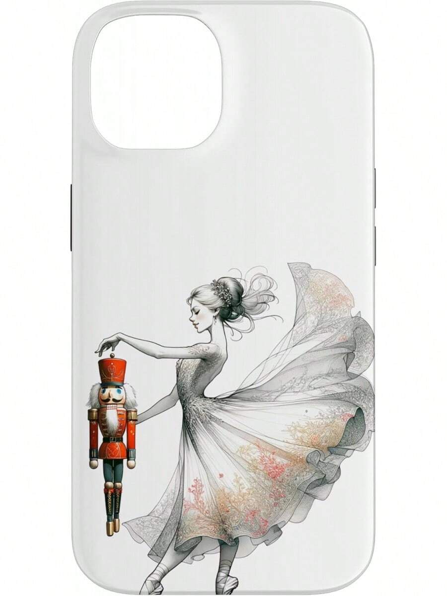 Christmas Ballerina Nutcracker Print Case For IPhone 142025.1 - IPhone X/XS - View 1