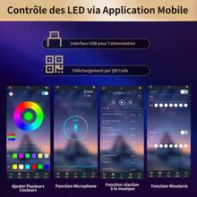 Extendable Bar Table With Storage Space (135-203 * 39 * 92.8 Cm), 360° Rotating Dining Table, Suitable For Bedroom, Living Room, Dining Room, Telescopic Bar Table With LED, High Table For Kitchen Island, Black