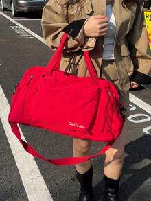 Duża torba na krótkie podróże, torba podróżna, torba sportowa i fitness dla kobiet, oddzielająca rzeczy suche od mokrych, torba na ramię