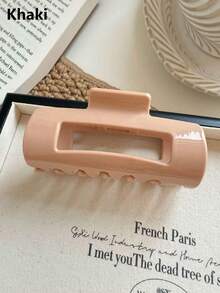 2026新款柔软硅胶发爪夹，高端防脱落耐用发夹，方形柔软爪夹，女士适用，弹性爪夹适合浓密头发，轻巧舒适，特殊柔软发夹，适合各种场合，冬季发饰 - 彩色 - 查看 17