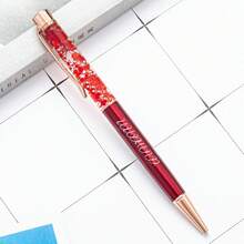 Bolígrafos de lujo con tacto suave personalizados, bolsas negras para bolígrafos, bolígrafos con flores secas rellenas de aceite, bolígrafos con flores - Herramientas de escritura personalizadas, regalos perfectos, regalos de aniversario, regalos de cumpleaños, regalos de temporada de graduación, útiles escolares, escuelas, maestros, oficinas, niños y niñas, para regalos