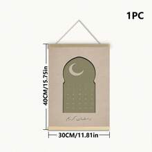 Tranh treo tường bằng vải canvas có khung, trang trí Ramadan, tranh nghệ thuật Eid Mubarak Hồi giáo, tranh trăng lưỡi liềm Ramadan, tranh Ramadan màu xanh lá cây, lịch đếm ngược Eid cho trẻ em, nghệ thuật Hồi giáo tối giản phong cách Boho, trang trí Trung Đông, trang trí nhà cửa, tranh Ramadan, trang trí phòng, trang trí ký túc xá, trang trí phòng ngủ, trang trí phòng tắm, trang trí phòng khách. - Nhiều màu - Xem 37