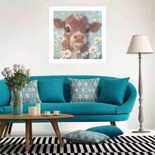 5D Diamond Painting Kit With7x7inch Wood Frame - Complete All-In-One Beginner Friendly Art Supplies For Adults, DIY Home Wall Decor, Perfect Christmas Birthday Gift & Stress Relief Therapy - 彩色 - 查看 4