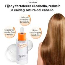 Sérum Capilar QUARXERY: Tratamiento Anti Caída - Fortalece Raíces y Crecimiento Natural - transparente - Ver 5