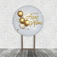 Decorative Panel And Cylinder Covers For Happy New Year Theme Parties With Elastic - Complete New Year Kit 024 - View 4