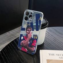 Funda de teléfono Football L-Lamine Y-Yamal compatible con iPhone 16E 16 15 14 13 12 11 Pro Max X XR XSMAX 8 7 Plus, cubierta trasera suave de TPU transparente - Mezcla de colores - Ver 7
