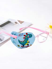 4pcs Boy And Girl Eye Patches For Amblyopia, Single-Eye Dedicated Full-Cover Eye Patches, Light-Blocking Single-Eye Cover - Multicolor - View 7