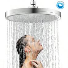 Regadera para Bao con Filtro, 10 Combo de Cabezal de Ducha de Lluvia de Alta Presin con Ducha de Mano, 2 Cartuchos Filtro Reemplazables, Manguera de 1, 5 Metros y Todos Los Accesorios, Plata - 9 Pulgadas-Plata brillante - Ver 2