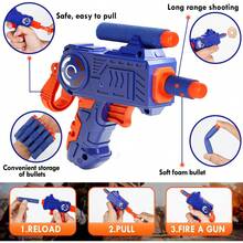 Lehoo Castle Digital Diana para Nerf, Objetivo de Tiro Electrónico con 1 Pistola de Dardos, 20 Balas Espuma, Juguetes Niños 5 6 7 8 9 años - Ferroso - Ver 2