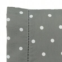 Premium Printed Fitted Sheet Set With Elastic + Pillowcases, 200 Thread Count, Single, Full, Queen And King Sizes, Hypoallergenic - Gray Polka Dots - View 2