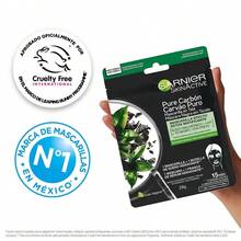Mascarilla Facial de Tela para Piel Grasa con Carbon - 1 Unidad, Hecha en Estados Unidos, Top Vendida en - Carbón - Ver 8