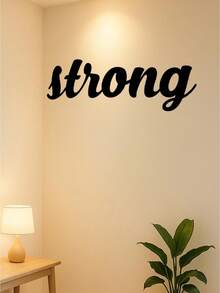 HELLOYOUNG Arte de pared de metal negro elegante: irradia fuerza y elegancia. Esta pieza premium y personalizada eleva los espacios minimalistas con su encanto único, convirtiéndola en un regalo perfecto para interiores modernos, adecuado para la decoración del hogar moderno - Multicolor - Ver 5