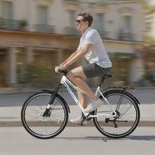 Hybrid Bike, Lightweight Aluminum Frame Bike, 700c Wheel Men Women Hybrid Bicycle, Step-Over Adult Urban City Commuter Bikes, With 24-Speed Shimano Drivetrain, Alloy Adjustable Stem, Dual Brakes - 24-speed Dual Brakes - View 9