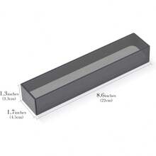 Linkidea Acrylic Toothbrush Holder With Drainage Hole, Bathroom Drawer Organizer With Drying Diatomite Stone, Compatible With Toothbrush - Grey 2 Pack - View 3