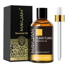 1件 MAYJAM 100ml/3.38fl.Oz 精油，適用於擴香機、加濕器、DIY蠟燭、居家護膚、日常放鬆，理想禮物，薰衣草、茉莉、尤加利、香草、薄荷、檀香、乳香、甜橙、依蘭、檸檬、茶樹、丁香 - 多樣化香型 - 查看 20