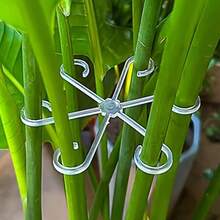 4pcs Of Plant Support Clips,Plant Support Fasteners,Sturdy Stem Clamps For Climbing Plants - Plastic Material,Or Indoor Climbing Plants, Plant Supports