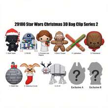 Disney Officially Licensed Star Wars Christmas Series Mystery Blind Box Cute Cartoon Anime Characters Random Surprise Blind Bag Keychain Fashionable Backpack Car Key Keyring Clothing Accessories Creative Room Decor Collectibles Christmas Halloween Birthday Gifts For Family And Friends - Multicolor - View 7