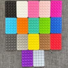 Double-Sided Silicone Phone Grip Handle, Suction Cup Phone Case Stand, Hands-Free Sticky Phone Holder, Suitable For Selfie And Video, Phone Finger Grip Stand, Wall Mounted, Car Mount, Applicable For Home, Office, Bathroom, Kitchen, Easy To Clean, No Trace, Soft Touch, Reusable Phone Accessory