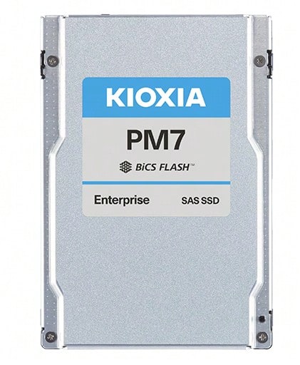 Kioxia PM7-R 2.5" 15,4 TB SAS BiCS FLASH TLC - Plateado - Ver 1