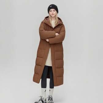 Adidas 阿迪達斯羽絨衣男女同款中性裝冬季新款長連帽羽絨服