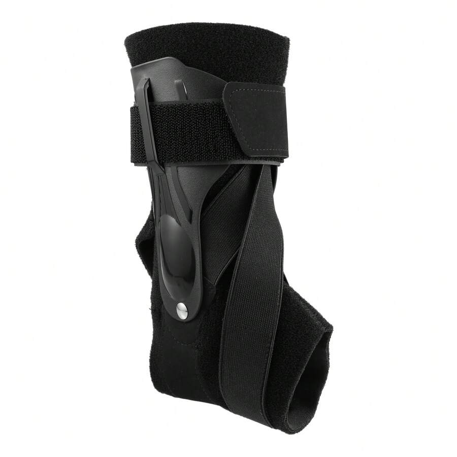 Ankle Support Brace, Elastic Compression Sleeve Sport Relieve Pain Foot Stabilizer, Black - 黑色 L - 查看 1