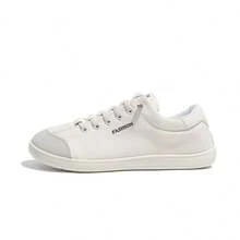 Vintage Canvas Sneakers With Roomy Toe Box,Slip On, - All-Season EVA Comfort For Home, Gym & Outdoor - trắng - Xem 7