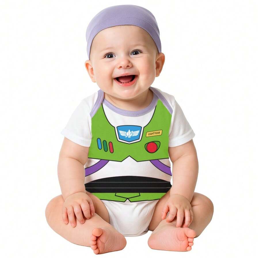 Disney Printed Multi-Garment Baby Outfit With Hat - 彩色 - 查看 1