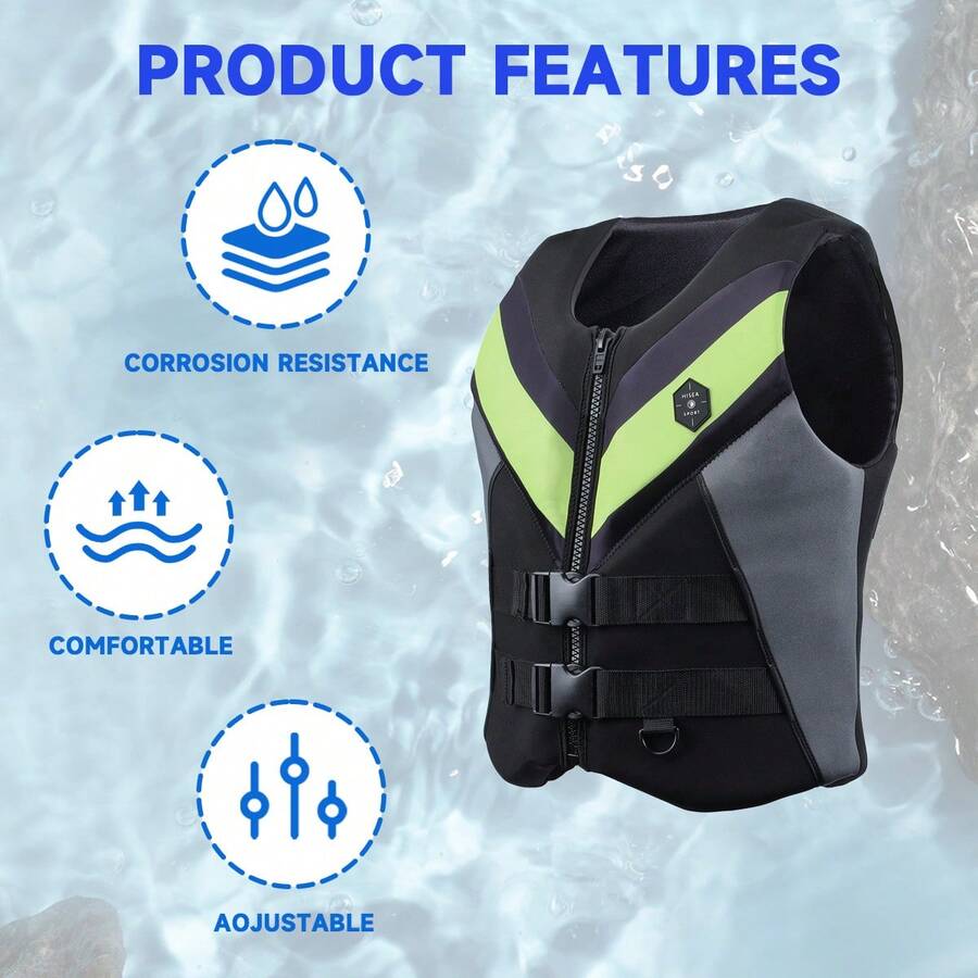 spraesidio Gilet de flottaison pour sports nautiques adultes, combinaison de flottabilité pour la pêche en plein air