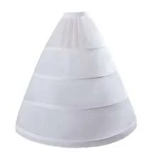 Váy lót 4 khung cho nữ, phù hợp với váy cưới, váy dạ hội, váy voan. - A - Xem 13