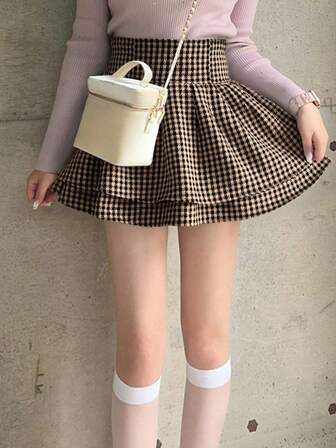 2025 New Design Plaid Mini Skirt For Women