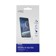 Protection d'écran Myway compatible avec Xiaomi Redmi 12 4G/5G en verre trempé plat - Blanc - Voir 1