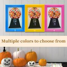 Christmas Gift, 1pc Candy Dispenser, A Square Photo Frame Designed To Be Hung On The Wall, Equipped With A Candy Dispenser, Is Perfect For Displaying Photos While Making It Convenient To Get Candies, Nuts And Pet Snacks - 彩色 - 查看 8