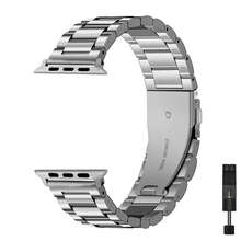 Cinturino compatibile con Apple Watch in metallo per uomo e donna, misure 49mm, 46mm, 45mm, 44mm, 42mm, 41mm, 40mm, 38mm, cinturino in acciaio inossidabile per business, adatto per Apple Watch Series 11, 10, 9, 8, 7, 6, 5, 4, 3, 2, 1, SE3, 2, 1, Ultra3, 2, 1