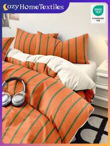 Juego de funda nórdica de 2/3 piezas con impresión digital, ropa de cama cómoda y transpirable, amigable con la piel y cómoda, juego de funda de edredón, suave y anti-bolas, textil para el hogar, decoración de habitación, 1 funda de edredón y 1/2 fundas de almohada, núcleo de edredón no incluido, se ajusta a camas individuales, dobles, king y queen de todos los tamaños, apto para todas las estaciones, múltiples opciones de tamaño disponibles, lavable a máquina, Oeko-Tex