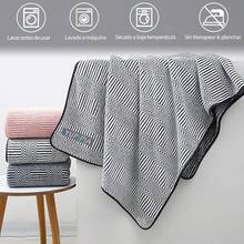 Towels - 1 Dark Gray + 1 Pink + 1 Dark Blue - View 4