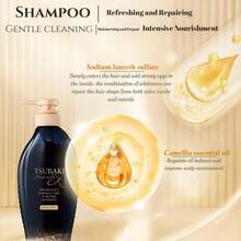 Tsubaki Premium EX Damage Care Set 400ml X2 2024 – Daily Shampoo & Conditioner Set With Lightweight Formula, Quick Rinse Design, Suitable For All Hair Types, Made In Japan, Great Value Pack - Black - View 8