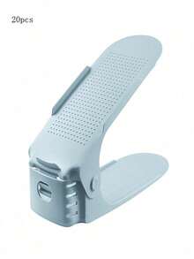 6/10/20/30pcs Adjustable Plastic Shoe Rack - Suitable For Entryway, Hallway, Living Room Space Saver Organizer - Easy Assembly, Anti-Fading - Multicolor - View 26