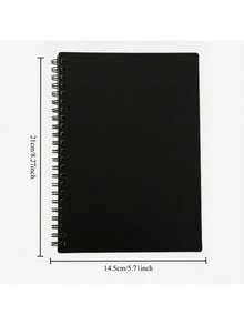 1 Stück A5 Spiralnotizbuch [A5 Spiralnotizbuch 1 Stück + 100 Stücke Haftnotizen] In 4 Farben erhältlich, Spiralnotizbuch, Liniertes Arbeits- und Schuljournal 60 Blatt 120 Seiten, Mitarbeiter-Wertschätzungsgeschenk, Inspirierendes Notizbuch für Kollegen und Lehrer, Dankeschön-Geschenk, Weihnachtsgeschenk, Halloween-Geschenk, Ostergeschenk, Schulgeschenk - A5 - Übersicht 2