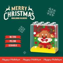 300+ Pcs Cute Animal Building Blocks For Adults, With Display Box, Birthday Gift, DIY Animal Series Blocks, Desktop Decor, Stress Relief, Home Collection Decoration, Assembled Figurines, Office Desk Ornament - Multicolor - View 24